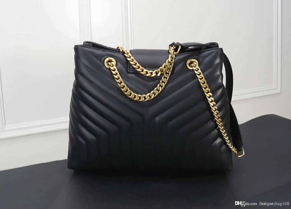 

classic fashion designer women handbags chain crossbody bags large shoulder bags genuine leather black bags style black handbags purse tote