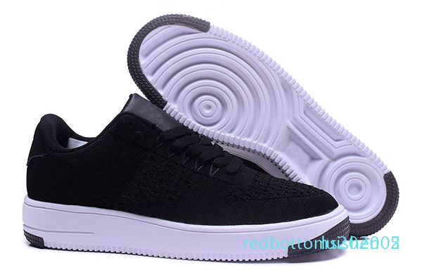 

fashion men shoes low one 1 mens women china casual shoe fly designer royaums type breathe skate knit femme homme 36-45 r05, Black