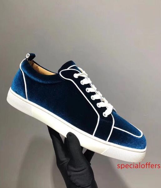 

perfect gift-spring/summer red sole junior shoes rantulow sneakers flat women mens red bottom skateboarding designer walking shoes footwear, Black