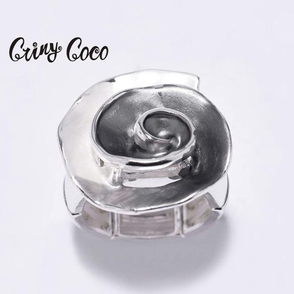 

cring cooc rose shape ring for women classic adjustable silver color jewelry flower rings girls birthday gifts 2020, Golden;silver