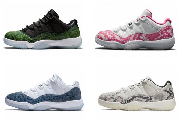 

2019 11 navy blue pink snakeskin basketball shoes bred concord georgetown space jam gg basketball shoes 11s chaussures de basket with box