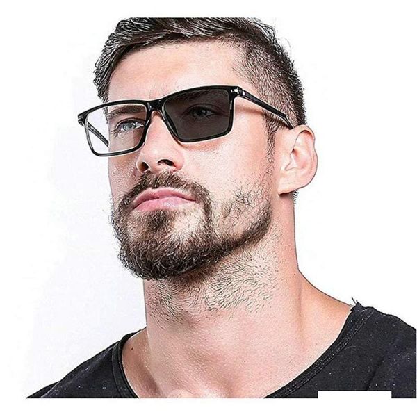 

mincl transition sunglasses pchromic myopia eyeglasses optical men student finished myopia eyewear glasses frame uv400 fml, Silver