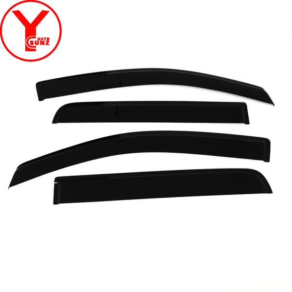 

door window visor for chevrolet trailblazer colorado 2016 2017 2018 black side rain guards deflectors accessories ycsunz