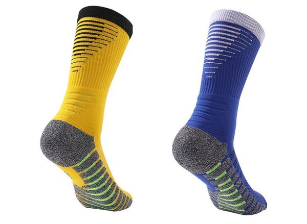 Sportsocken für Kinder, Jungen, lange Röhre, farbblockierende, rutschfeste Fußballsocken für Kinder, Sportsocken, schweißableitende und antiseptische Fußballsocken für Kinder, Yakuda