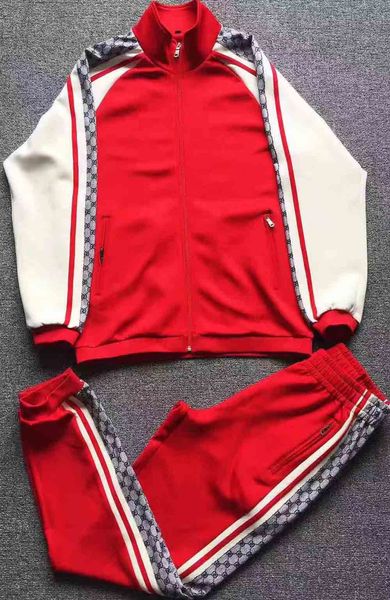 

2019 Mens high quality Tracksuit Sportwear Spring Autumn Long Sleeves Casual Jackets With Casual Jogger Pants Homme Sweat Suits