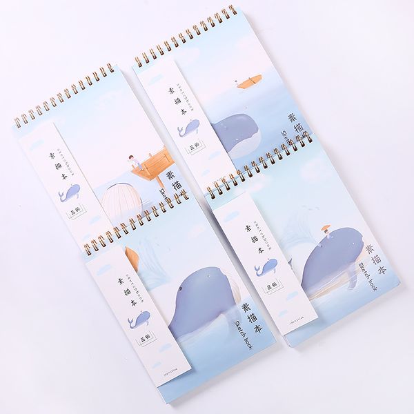

sketchbook diary drawing painting graffiti small 25.7*18.6cm hard cover blank paper notebook memo pad school office pads stationery, Purple;pink