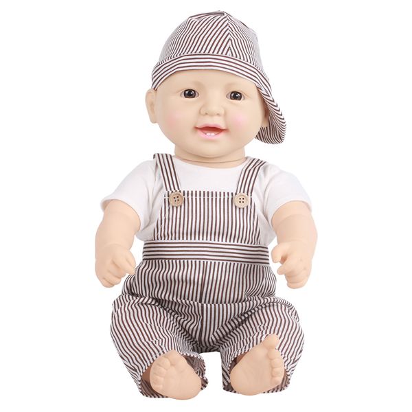 

50cm reborn boy dolls, 20 inch newborn realistic looking boy, handmade soft vinyl baby