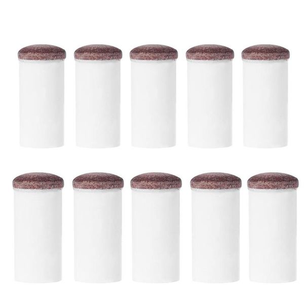

5pcs/set 11mm/ 13mm slip-on pool cue tips billiard tools plastic snooker cue ferrule high qulity billiards accessories