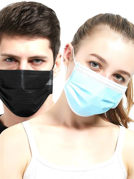 

dhl disposable mask 3-layer protective face mask anti pm2.5 breathable facial dust mask in stock ship in 24.3hrs