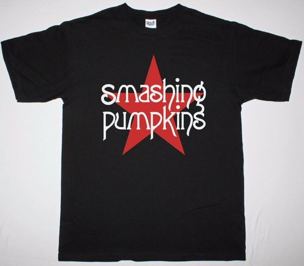 

the smashing pumpkins star logo black t shirt alternative silverchair bush zwan, White;black