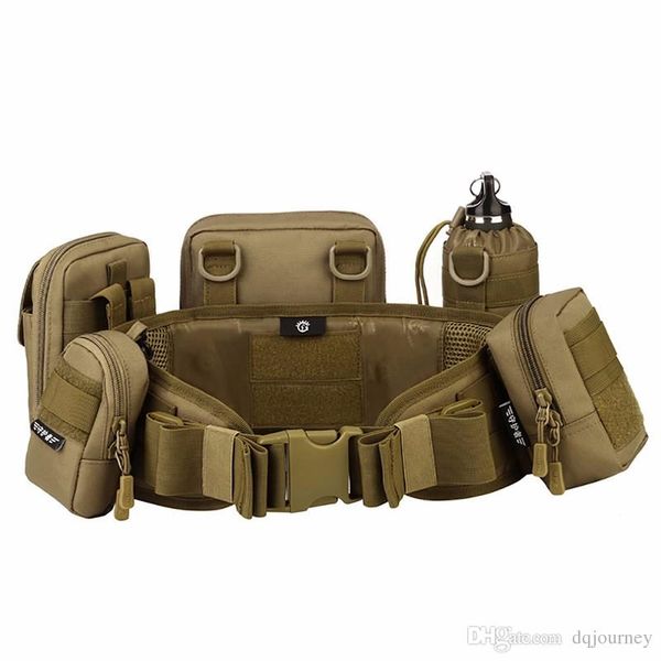

men outdoor tactical hunting accessories molle girdle tactical waist belt padded cs belt multi-use equipment airsoft wide belts