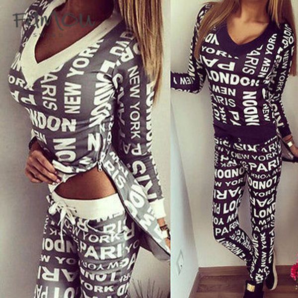 

Tracksuit Woman Clothing Hoodies Set Letter Print Sportwear Suit Mid Women 2 Piece Costumes Sweatshirt Pants Set Sudaderas