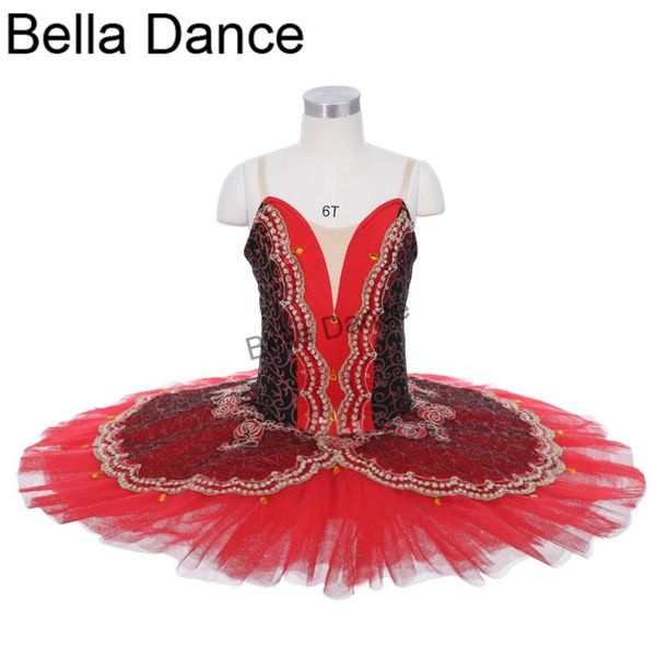 

don quixote ballerina costume black red tutu competition classical professional tutu girls la esmeralda stage performancejy003f