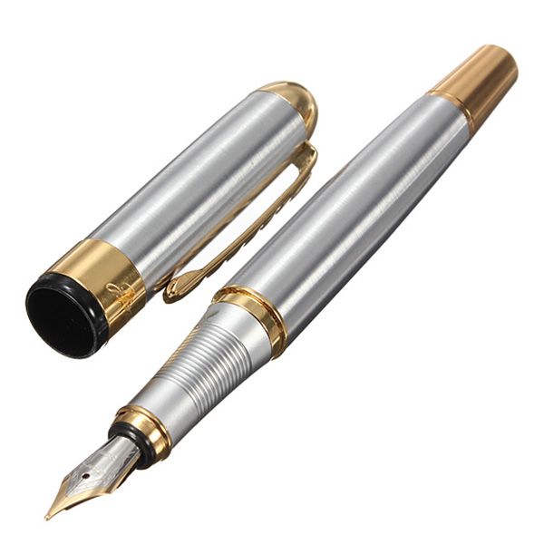 

jinhao 250 frosted white gold fountain pen m nib fountain pen gift festival