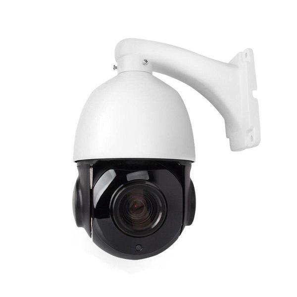 Câmera 1080P 30X Zoom WIFI POE 2.0MP PTZ IP PanTilt Speed ​​Dome Camera Áudio Waterproof câmeras da segurança Home - Plug UE