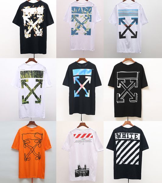 

2020 Brand New Clothing Mens off Mens Print T shirt топы хип-хоп футболка с коротким рукавом повседневная Белая мужская женская футболка