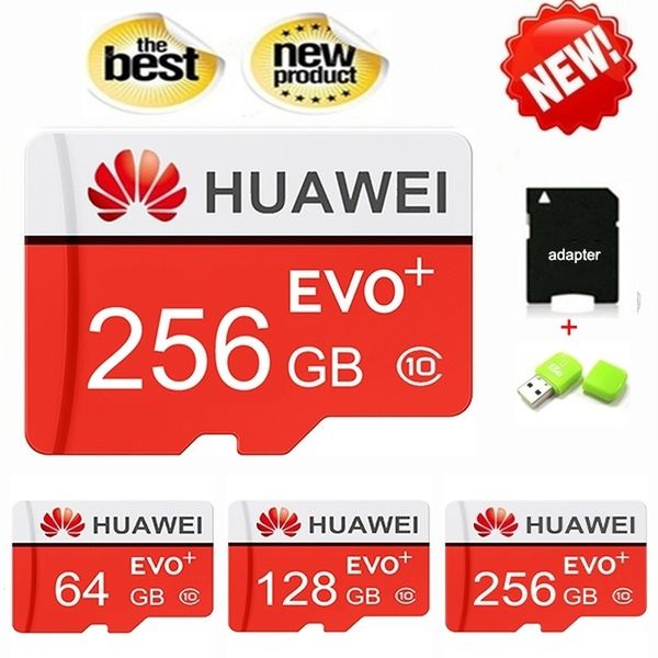 

Новый Huawei 32 ГБ 64 ГБ 128 ГБ 256 ГБ Карты Памяти Класса 10 Sd Карты USB Флэш-накопитель TF Drive