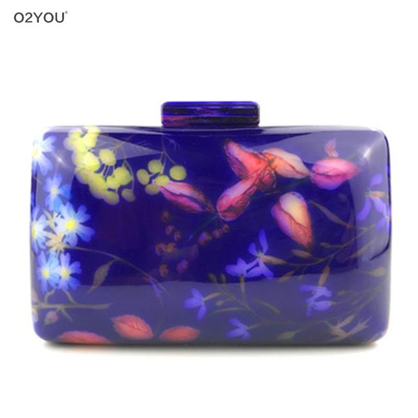 

women colorful messenger bag designer retro female crossbody shoulder bag tide handbag clutch acrylic box clutches wallet