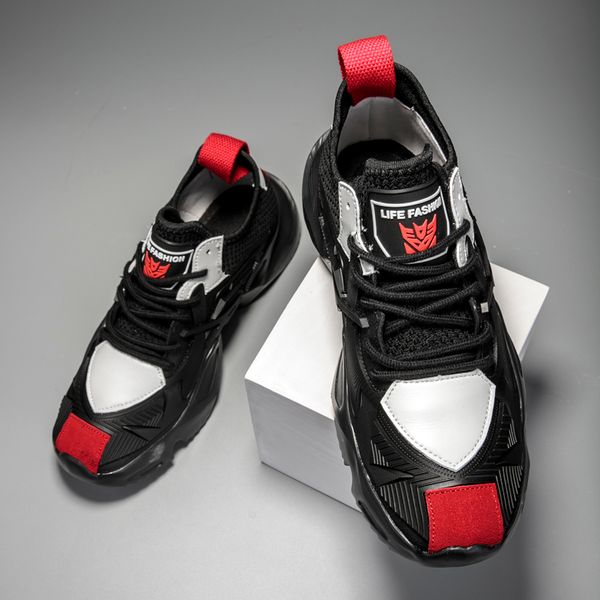 

39~47 men's sneakers 2019 fashion brand casual sneakers for men #9007, Black