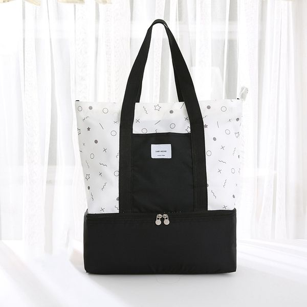 

portable lunch bag thermal insulated bento box tote travel cooler pouch container school storage handbag accessories