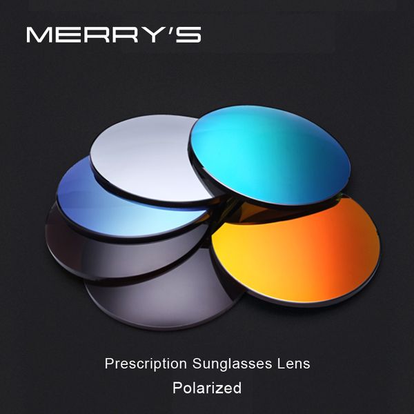

merry's polarized series 1.56 1.61 1.67 prescription cr-39 resin aspheric glasses lenses myopia sunglasses lens coating uv400