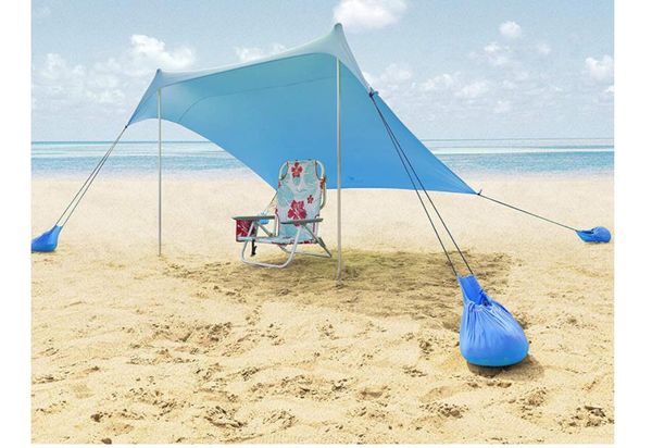 

beach sunshade lycra tents barracas para camping 3-4 person for fishing/outdoor sport