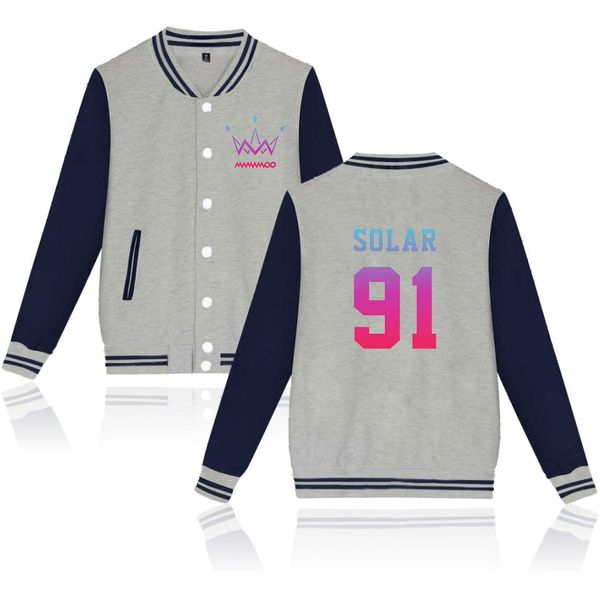 

new mamamoo men women fashion basic comfortable hip hop baseball jacket popular casual street long sleeve baseball jacket, Black;brown