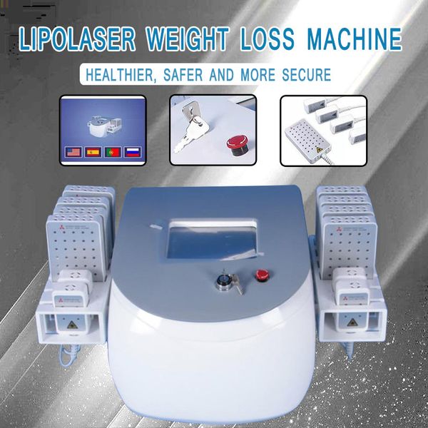 

liposuction equipment double wave lipo laser machine 12 pads lipo laser machines lipolaser slimming machine diode laser