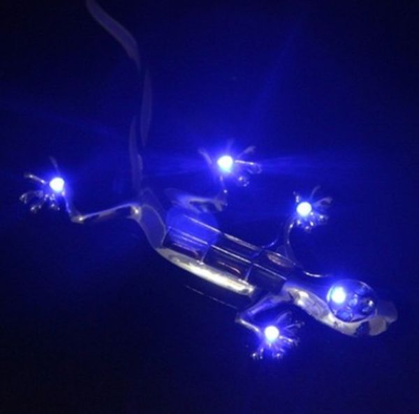 

автомобиль солнечной геккон лампы сзади сигнальная лампа украшение автомобиля -ое led личность наклейка сообщение