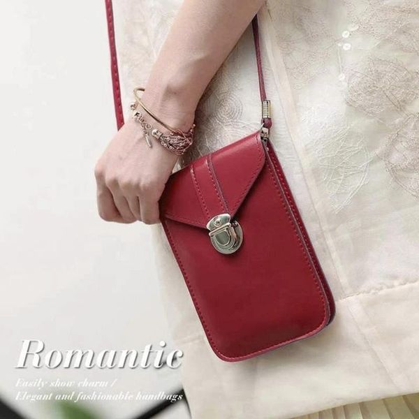 

candy colors 2020 mobile phone crossbody shoulder bag for women small handbag female long purse coin cell phone bags black