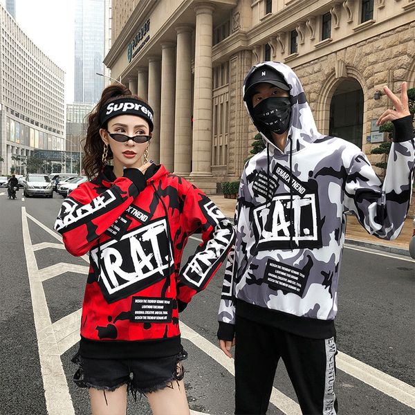 

hoodies 2019 hip-hop amorous feelings companion even midnight easy long sleeve chaofu loose coat thin street dance dresshoodie hoodie, Blue;black