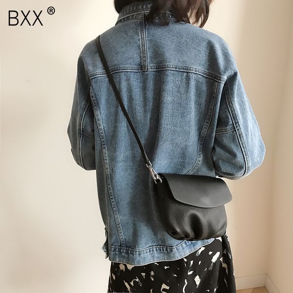 

bxx] натуральная кожа седельные сумки для женщин 2020 весна новая мода плеча messenger плиссированные сумки леди путешествия сумки hl023