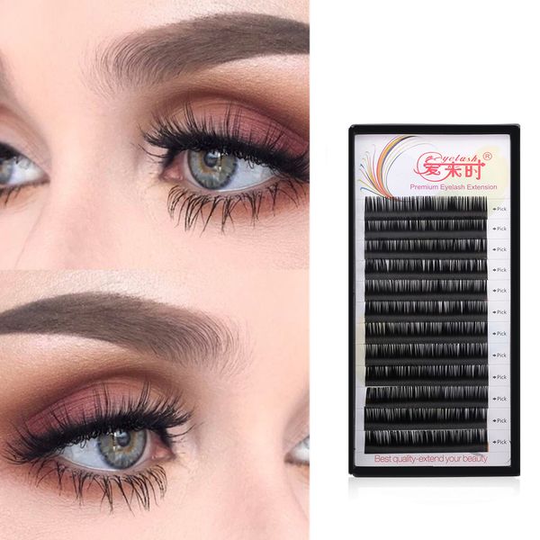 

newcome eyelash extension 0.03-0.25mm thickness individual eyelash extension 100%handmade eyelashes for makeup