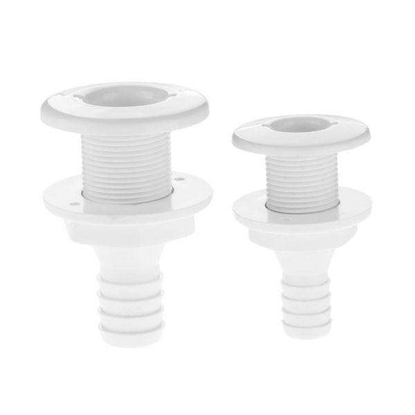 

1 pc boat 3/4 inch to 1 inch plastic thru hull bilge fitting for bilge pump aerator hose rowing boats accessories marine yacht