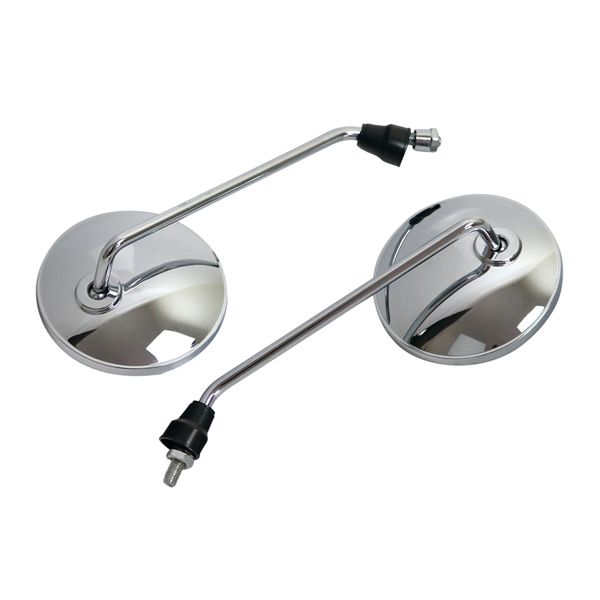 

universal motorcycle round 10mm rear view mirrors for yamaha scooter