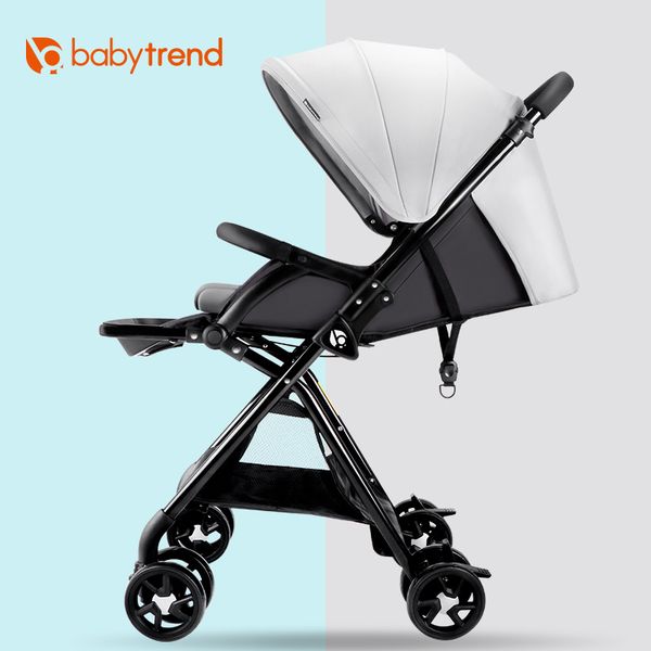 

babytrend high landscape stroller lightweight folding can sit reclining baby children's trolley can be placed in the car trunk