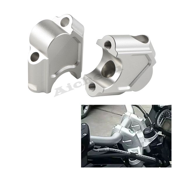 

acz motorcycle aluminum handlebar mount clamp riser kit handle bar raised extend for r1200gs lc adventure 2013-2017