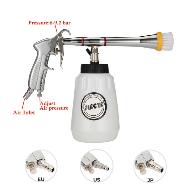 

car washer gun high pressure automobiles dry cleaning gun with brush washing accessories tool
