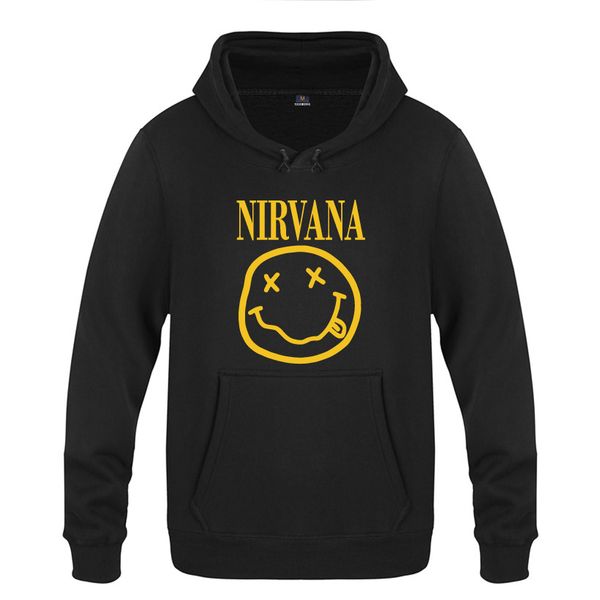 

face rock rap music hoodies men 2018 men's pullover fleece hooded sweatshirts, Black