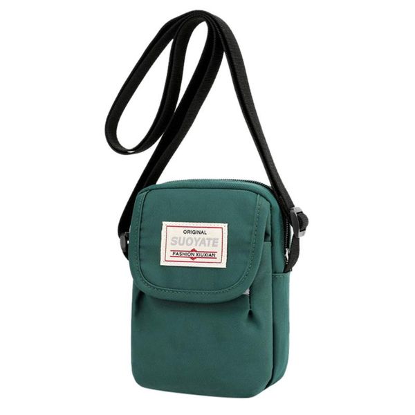 

coneed bags waterproof embroidery letter suoyate nylon mobile phone bags single shoulder messenger bag mini handbags