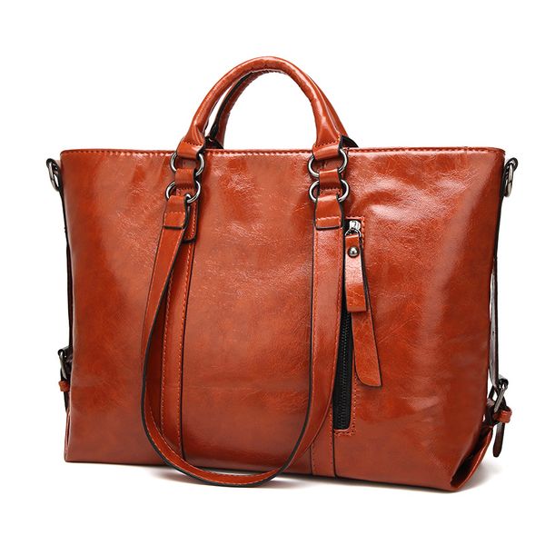 

new women's handbag one-shoulder bag stylish retro big bag