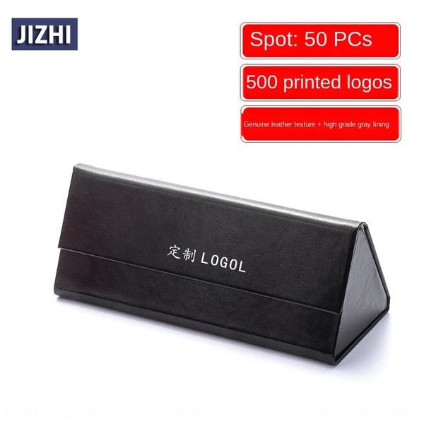 

triangle folding fresh sun simple glasses box l sunglasses box, Blue