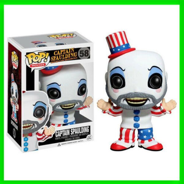 

funko поп фильмы: капитан сполдинг 58 действие винил рисунок аниме с коробкой