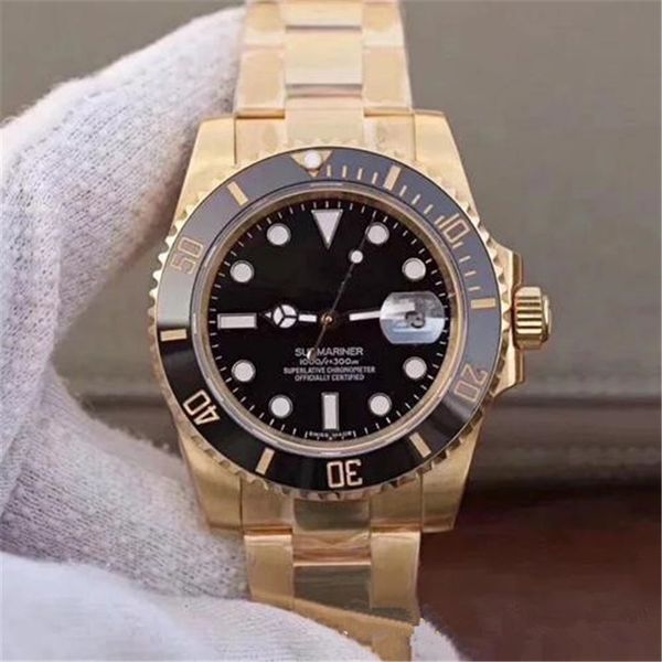 

2020Hot дизайнер часы 116610LN автоматические механические сапфировое стекло керамичес