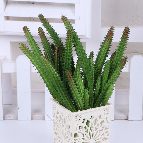 

artificial large aloe tropical succulent plant green cactus succulents home shop table decorative pineapple plants