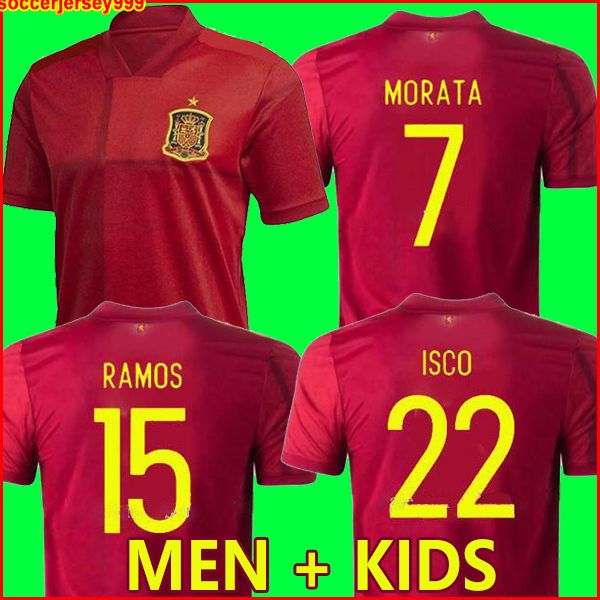 

2020 2021 espaÃ±a rodrigo paco alcacer spain soccer jersey morata ramos sarabia thiago iniesta football soccer shirt camisetas de futbol, Black;yellow