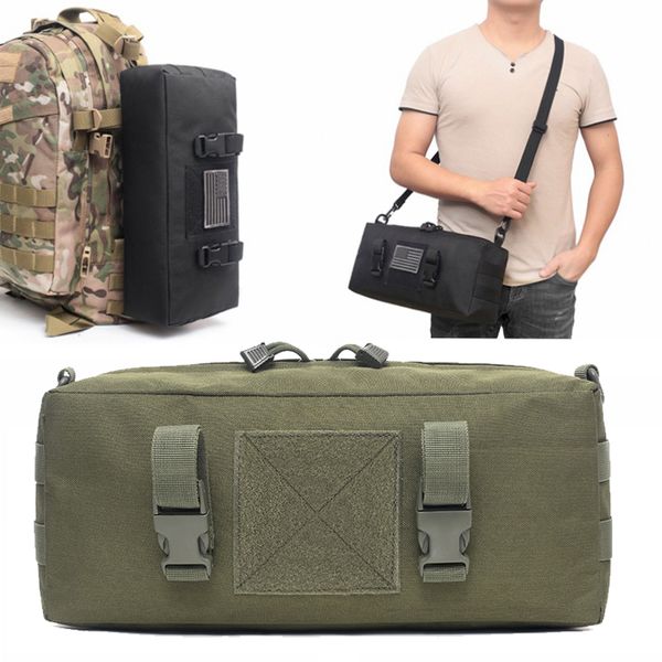 

tactical bag army nylon molle system waist shoulder bags outdoor camping pack hiking kits tools bag accessories