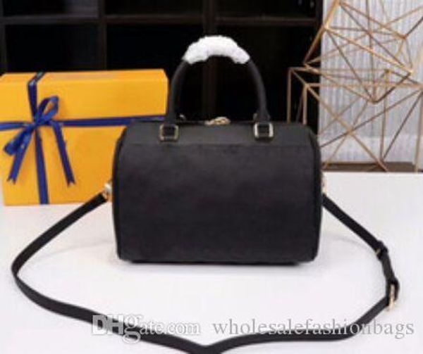 

brand new women genuine leather handbag with shoulder strap speedy purse tote bag metis style 25cm 30cm