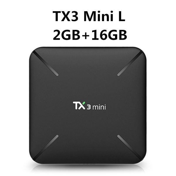 

2gb+16gb 1gb+8gb tx3 mini l tv box android 7.1 amlogic s905w 2.4g wifi 100mbps support 4k smart tv box media player