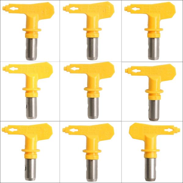 

yellow 4 series 431/421/417/419 airless spray tip sprayer nozzles for airless spray g un and paint sprayer